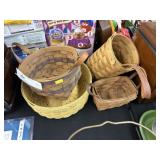 (4) Longaberger Baskets