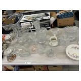 Pattern Glass w/ Chinaware