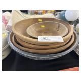 Grp. Turned Wood Bowls