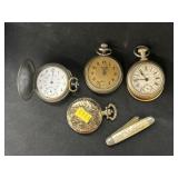 (4) Pocket Watches