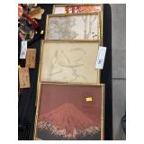 (4) Oriental Framed Prints