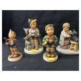 (4) Hummel Figurines
