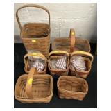 (7) Longaberger Baskets