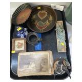 Vintage Beadwork w/ Toleware & Photographs