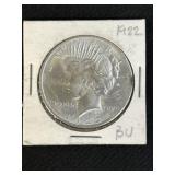 1922 Peace Silver Dollar