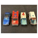 (4) Red Line Hot Wheels