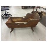 Wood Repaired Cradle