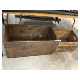(2) Wooden Shipping Boxes