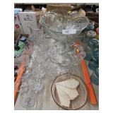 Punch Bowl w/ Compote & Stemware