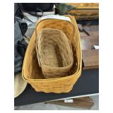 (2) Longaberger Baskets