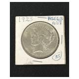 1923 Peace Silver Dollar