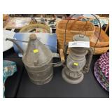 Hurricane Lantern w/ Fluid Can