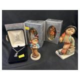 Hummel Figurines w/ Necklace