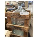 Wood Cased Embossed Water Bottle