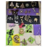 Grp. Costume Jewelry Pins