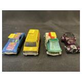 (4) Red Line Hot Wheels
