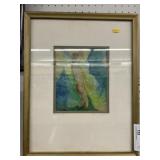 Verna Naylor Framed Watercolor