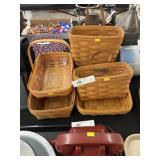 (5) Longaberger Baskets