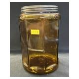 Amber Glass Canning Jar