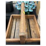 Vintage Wood Berry Tote