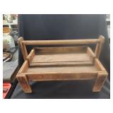 Vintage Wood Berry Tote