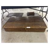 Lg. Wooden Hinged Top Storage Box