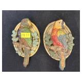 (2) Cast Metal Bird Form Door Knockers