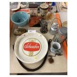 Serving Tray, Creamer Can & Storage Tins