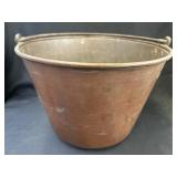 19th C. Brass Pail