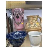 Paint Dec. Vase w/ Stoneware