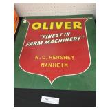 N. G. Hershey Oliver Farm Machinery Sign