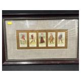 Framed Tobacco Cards