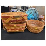 (3) Longaberger Baskets