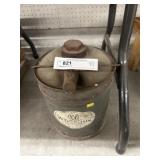 Galvanized Fuel Can