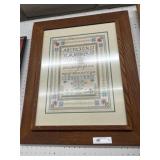 Framed Needlepoint