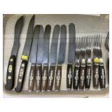 Vintage Wood Handled Utensils & Knives