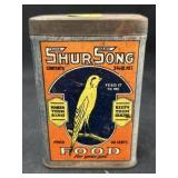Vintage Birdfood Tin