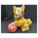 Chalkware Dog Figurine