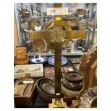 Brass Altar Cross