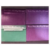 (4) US Proof Sets