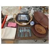 Scale Pan, Cutlery & Table Linens