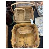 (4) Longaberger Baskets