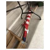 Trellis w/ Flag & Stepladder