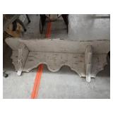 Painted Wooden Wall Shelf