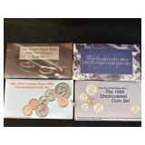 (4) US Uncir. Coin Sets.