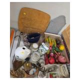 Seashells, Storage Jars & Artificial Vegetables