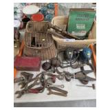 Asst. Vintage Tools w/ Oil Cans & Sanders