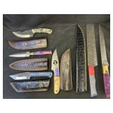 Grp. Damascus Blade Crafted Knives