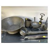 Vtg. Kitchenwares w/ Flesh Fork