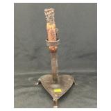 19th C. Wrought Iron Candle Light